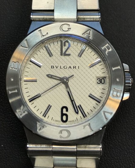 Bvlgari - Diagono Ladies stainless steel watch - DG29C6SSD - Women - 2011-present