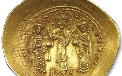 Byzantine Empire. Romanos IV Diogenes (AD 1068-1071). AV Histamenon Nomisma,AD 1068-1071 - with Eudocia, Michael VII, Constantius, and Andronicus