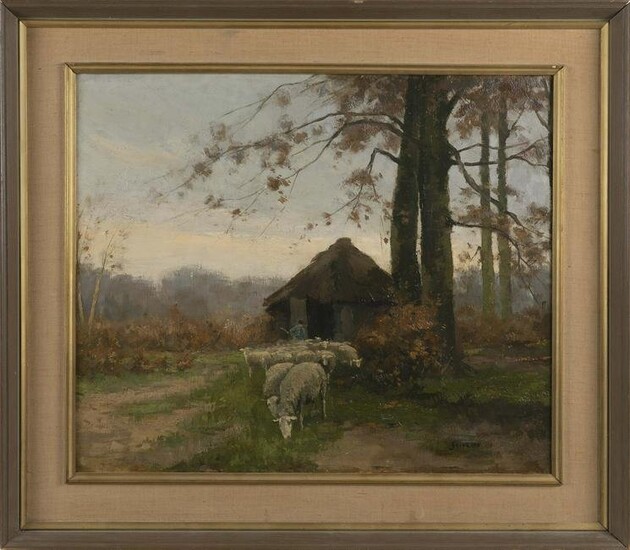 CONTINENTAL SCHOOL (Early 20th Century,), A shepherd