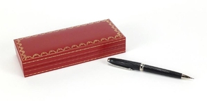 Cartier propelling pencil, with fitted case, certificate and...