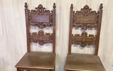 grandi sedie Luigi XIV - Chair (2) - Wood