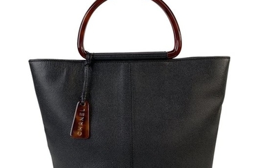Chanel - Vintage Tote Shopping Bag Lucite Handles Shopper bag