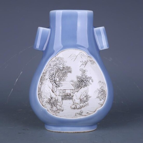 Chinese Blue And White Porcelain Vase
