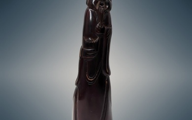 Chinese Carved Horn Figure Of A Buddha