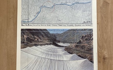 Christo (1935-2020) - Over the River - signed by hand