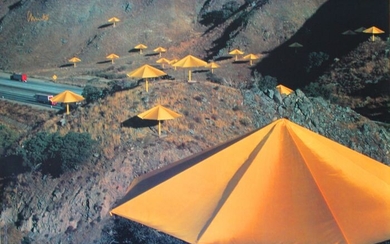 Christo - The Umbrellas USA California Site 1984-91