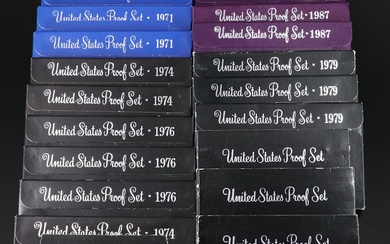 Collection of Eighteen Modern United States Proof Sets