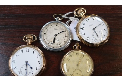 Collection of assorted Pocket watches to include Lanco extra...