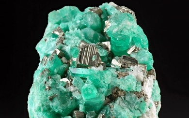 Colombian Muzo Emerald Specimen w/ Pyrite (51 grams)