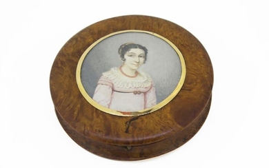 Compact case - Burrwood - Late 19th century
