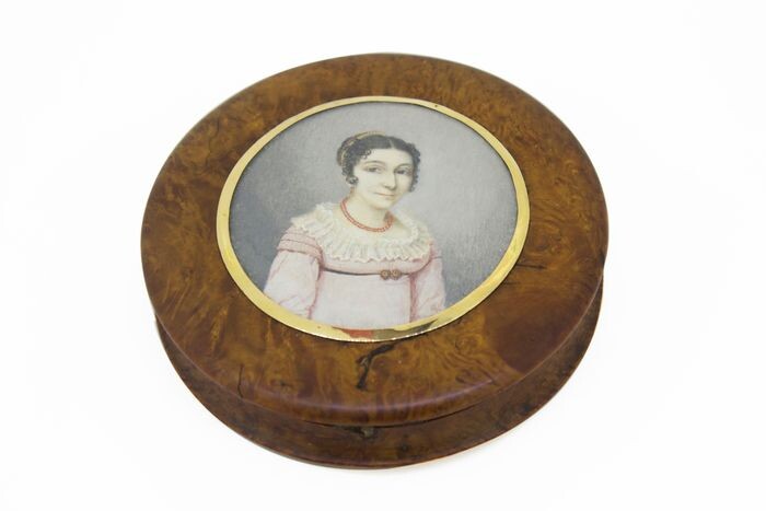 Compact case - Burrwood - Late 19th century