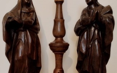 Cross (2) - Walnut - 1850-1900