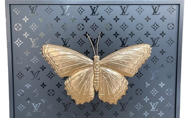 DALUXE ART - Louis vuitton butterfly metal