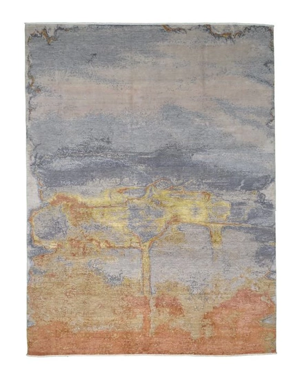 Designer Teppich - Very fine carpet with a lot of silk - 376 cm - 279 cm
