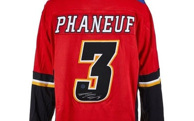Dion Phaneuf Calgary Flames Autographed