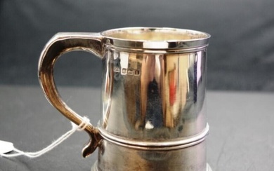 Edward VII sterling silver mug