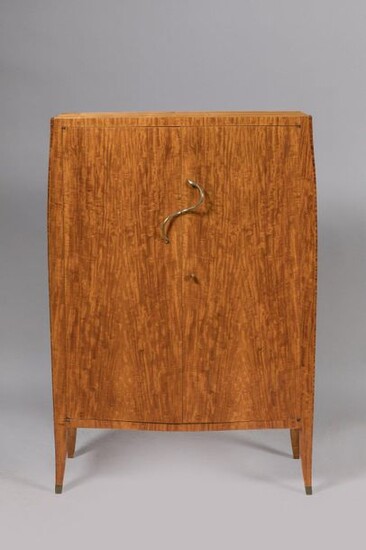FRENCH WORK OF THE 50'S Small storage cabinet in Ceylon...