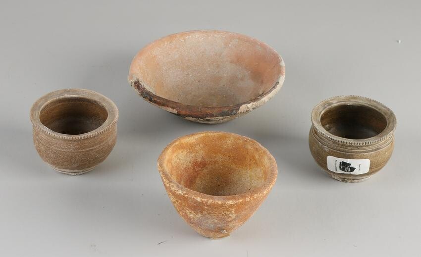 Four parts of antique Chinese terracotta cargo