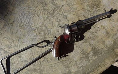 France - 1860 - eugene LEFAUCHEUX - crosse a épaulement - Pinfire (Lefaucheux) - Revolver - 7mm Cal