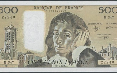 Frankreich, Banque de France, 6 Noten 1977-1991: 10 Francs 1976...