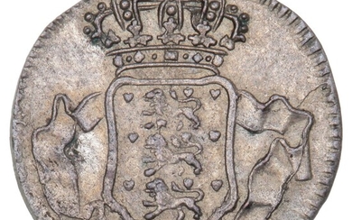 Frederik V, skilling 1755, H 37A, S 3