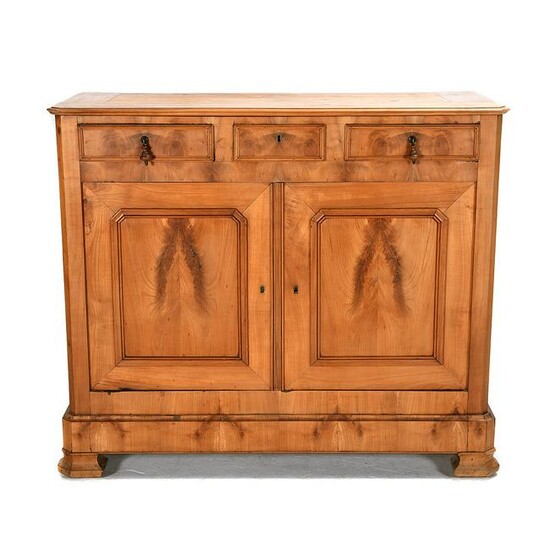 French Louis Philippe Provincial Carved Cherrywood