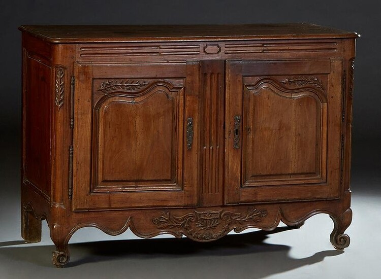 French Provincial Carved Cherry Louis XV Style
