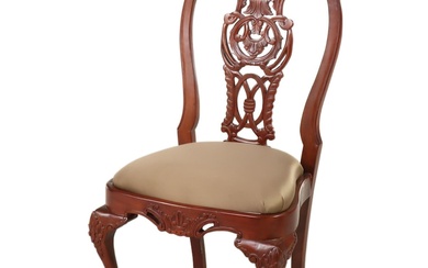 George III Style Mahogany Side Chair