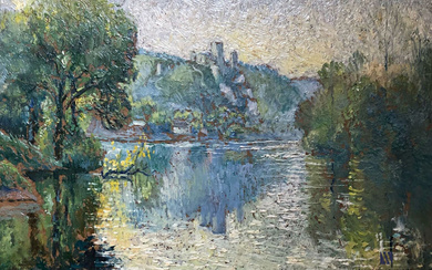 ** Georges Manzana-Pissarro 1871-1961 (French) Chateau Gaillard, Les Andelys...