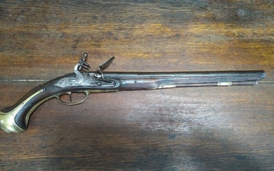 Germany - Très grand pistolet d'arçon - vers 1730 - Cavalry - Flintlock - Pistol - 14 mm