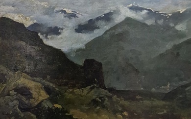 Giacomo Grosso (1860-1938) - Paesaggio