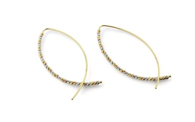 Gold, Pink gold, White gold - Hoop earrings