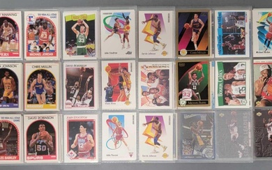 Great group of mixed manufacturers basketball cards with lots of Jordans