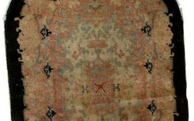 Handmade antique Art Deco Chinese rug 2.10' x 4.9' (