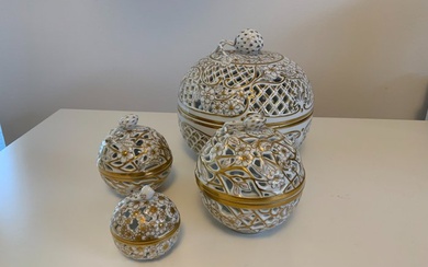Herend - Set of bowls (4) - COR pattern - Porcelain