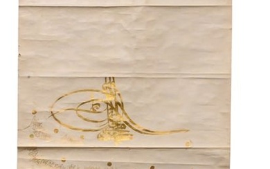 Illuminated Firman Bearing the Tughra of Sultan Mehmed IV