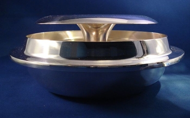 Important silver Design Caviar Cooler - .925 silver - GABRIELE DE VECCHI & CORRINA MORANDI-DE VECCHI - Italy - Mid Century Modern