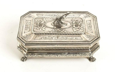 Italian silver box - early 20th Century