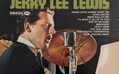 Jerry Lee Lewis Signed Album. GFA Authenticated