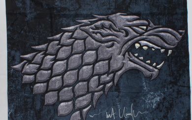 Kit Harington Signed "Game of Thrones" 31x51 "Winter is Coming" Banner (Radtke COA)