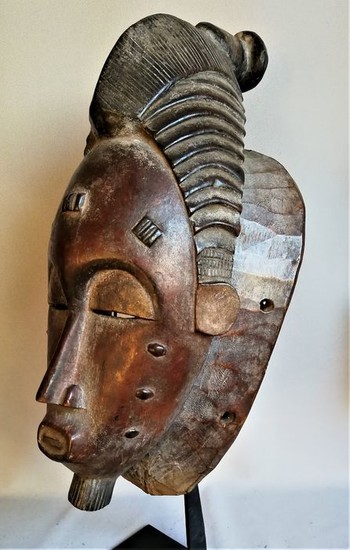 Kpwan mask (Goli) - Wood - Baoulé - Ivory Coast