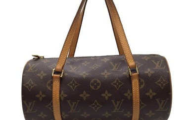 LOUIS VUITTON Louis Vuitton Monogram Papillon 26 M51386 DU0014 Handbag Cylindrical Bag Round Drum