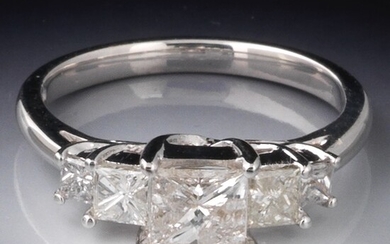 Ladies' Princess Cut Diamond Ring