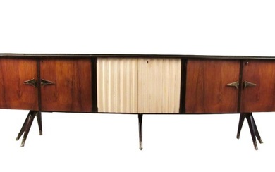 Large Mid-Century Modern Italian Rosewood Sideboard