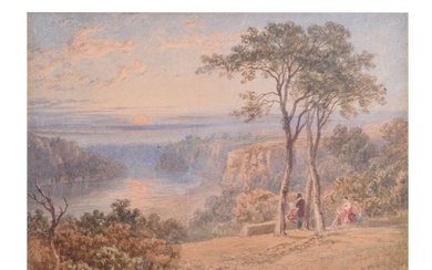 Late 19th century English school - Watercolour study - 'Bristol Gorge‘