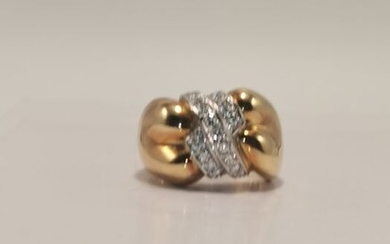 Leo Pizzo - 18 kt. Gold, White gold, Yellow gold - Ring Diamonds