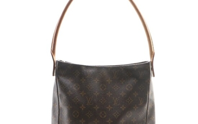 Louis Vuitton Looping GM Bag in Monogram Canvas and Vachetta Leather