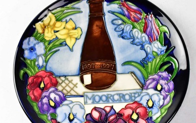 MOORCROFT; a limited edition 'Centennial Plate', designed by Rachel Bishop,...