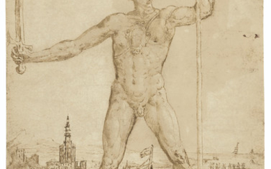 Maerten de Vos (Antwerp 1532-1603), The Colossus of Rhodes