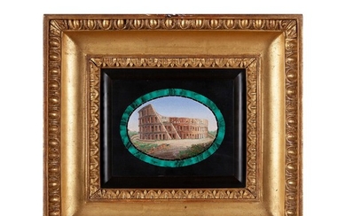 Micromosaic of the Colosseum, manufactured by RFSP c. 1880.
